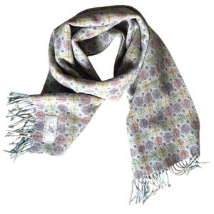 Brontë by Moon 100% Lambswool Blanket Style Scarf with Fringe